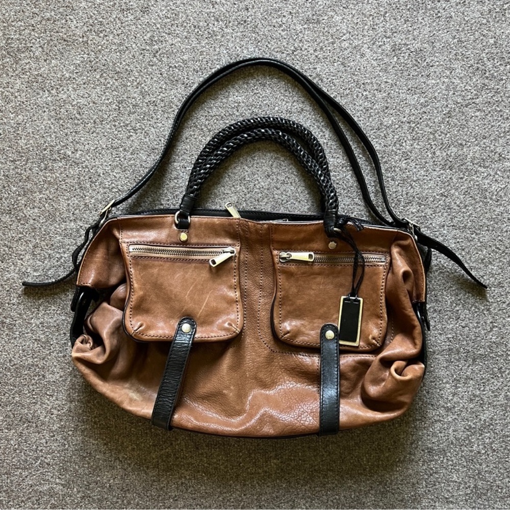 Gryson Jasper Leather Satchel/Tote/Bag. GUC